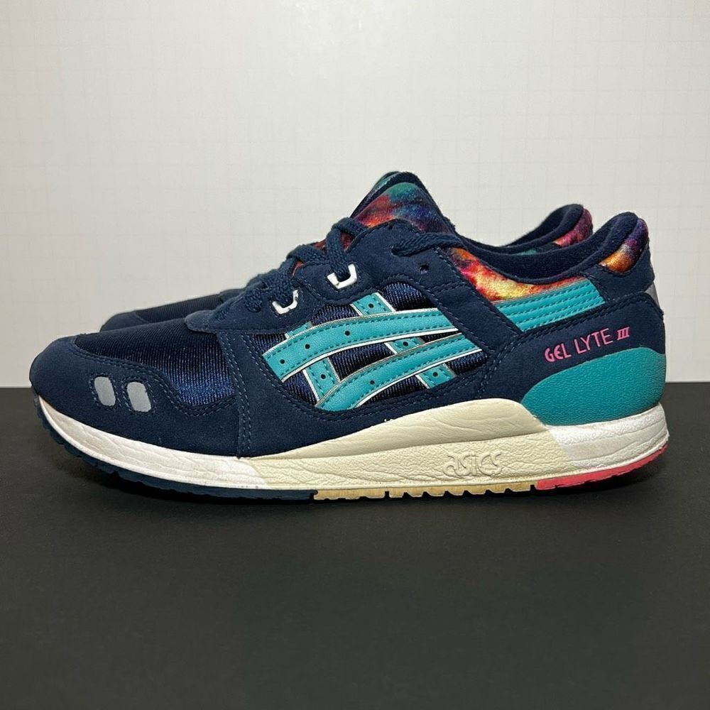 Womens ASICS Gel Lyte III Latino Bay Low Top Sneakers / Size 8 - Picture 4 of 10